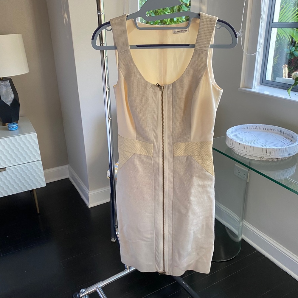 Club Mónaco mini white dress